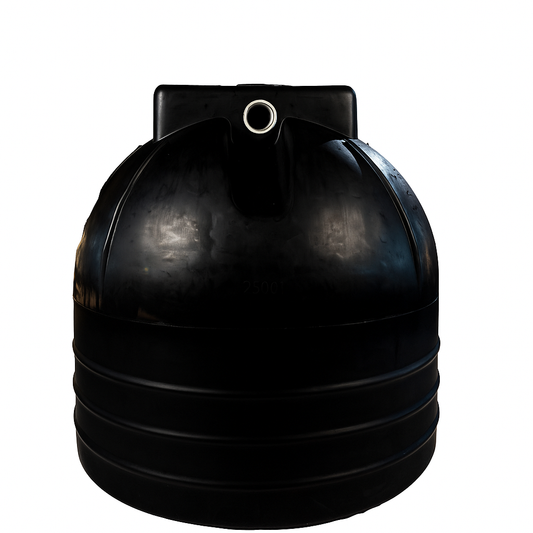 Makoro 2500L Septic Tank Vertical (Black)